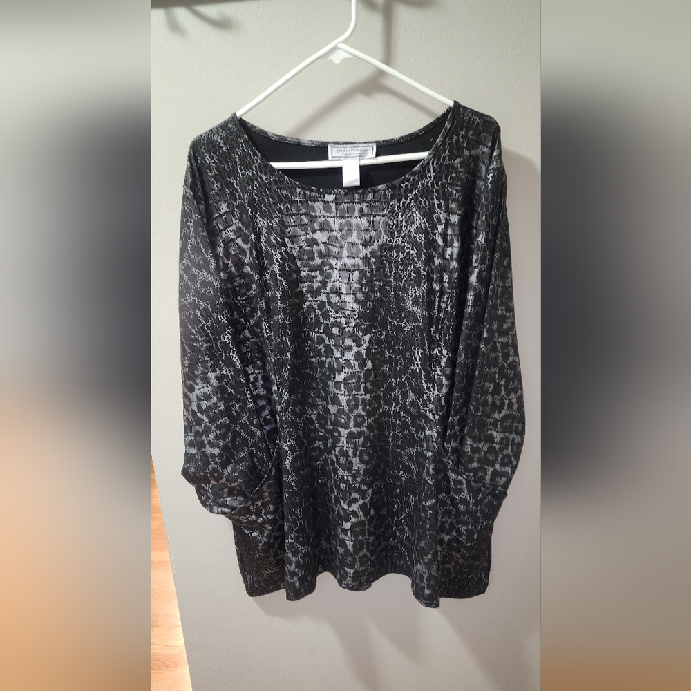 Animal print blouse